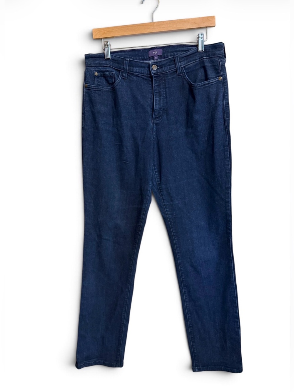 NYDJ Straight Leg Jeans in Dark Indigo